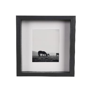 D35 - Classic Photo Frame With Large Branding Area (With Metal Plate)