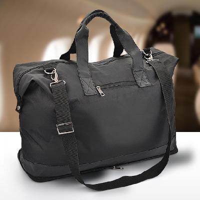 E131 - Folding Leatherette  Bag (Flight Cabin Size Com)