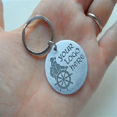 Facebook Laser Key Chain