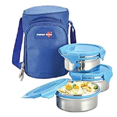 H70 - Zippy Lunch Bag- 3 Containers ( Plastic)