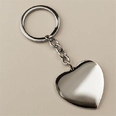 Heart Shape Metal Key Chain