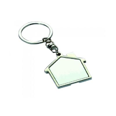 J21 - Hut Shape Metal Key Chain