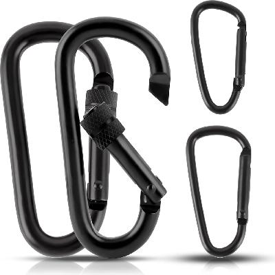 Q24 - Set Of 3 : Eye Shape Carabiner Keychain, 3 In 1 Wallet