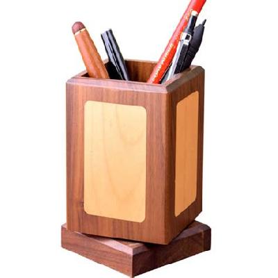 Revolving Square Pen Stand