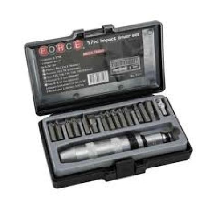 17 Pc Force Impact Driver Set