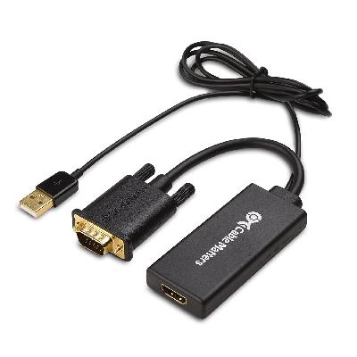 Hdmi To Vga With Audio Adapter