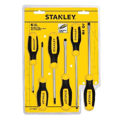 Stanley Fatmax Simulated Diamond Tip 6 Pc Screwdriver Set
