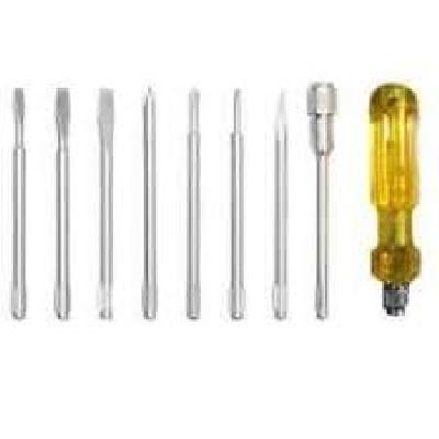 TATA AGRICO Combination 8 Blades Screwdriver Set with Neon Bulb Shock Tester