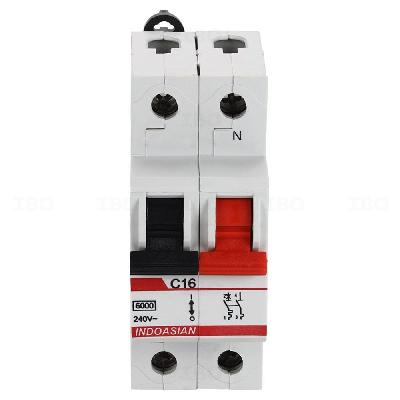 Indoasian 16A Single Pole MCB