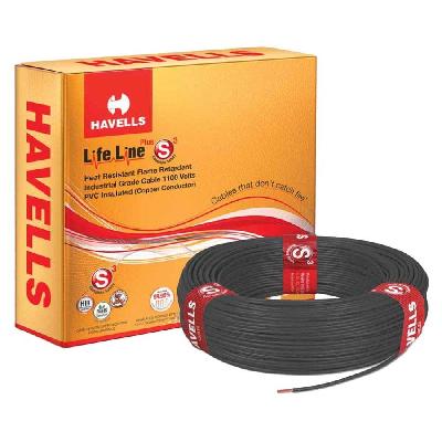 Black Havells House Wire