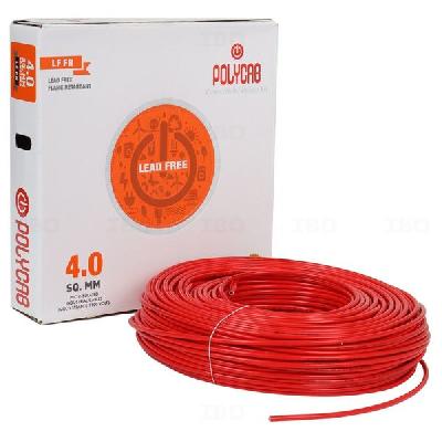 Polycab Red PVC Wires