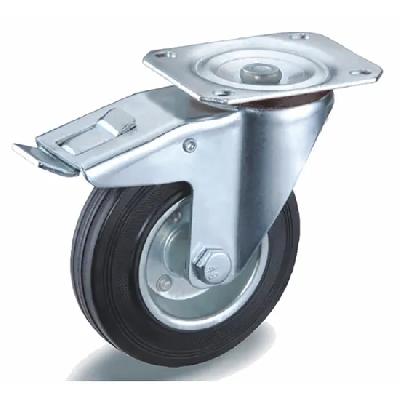 Industrial Swivel Castor With Double Brake