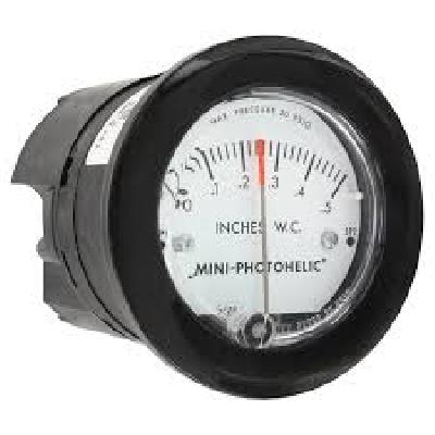 Mini Photohelic Differential Pressure Switch Gauge