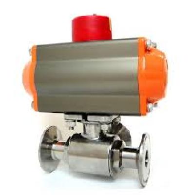 3 PC Ball Valve With  Pneumatic Rotary Actuator