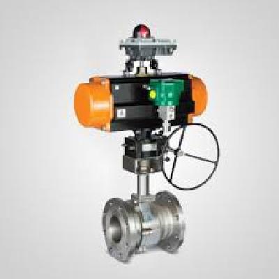 Ball Valve With M to M Pneumatic Rotary Actuator