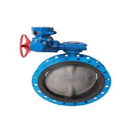 Double Eccentric Off Set Disc Double Flange Butterfly Valve