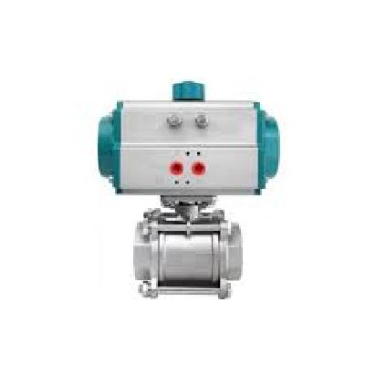 Pneumatic Rotary Actuator With Ball Valve