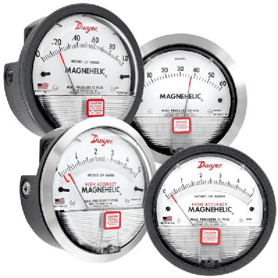 Dwyer Series 2000 Magnehelic Differential Pressure Gauge