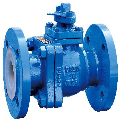 PFA/FEP Lined Ball Valve