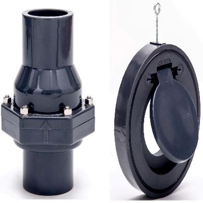 UPVC Gate Valve (NRV Wafer Type)