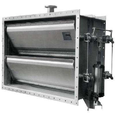 Motorised Multilouvre Damper(Refractory Lined)