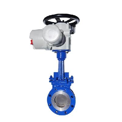 Motorized Actuator Knife Gate Valve