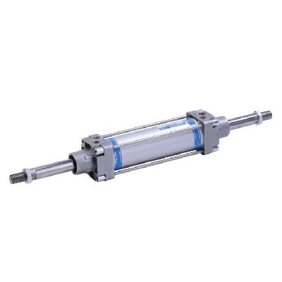 Compact Double Ended Double Acting Pneumatic Cylinder With Yoke Plate