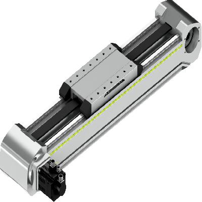 Toothed Belt Axis With Roller Bearing Guide