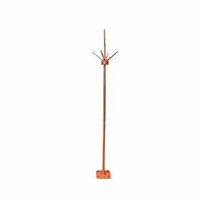 Copper Bonded La Lightning Arrester 1 Meter With 5 Spikes And Base Plate For Home And Building Protection