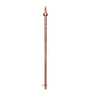 Copper Bonded Lightning Arrester 2 Meter With Earthing Rod For Home And Building Protection