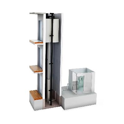 Hydraulic MRL Elevator
