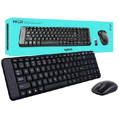 Logitech Mk220 Wireless Keyboard And Mouse Combo Black