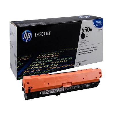 HP 650A Black Original Laserjet Toner Cartridge
