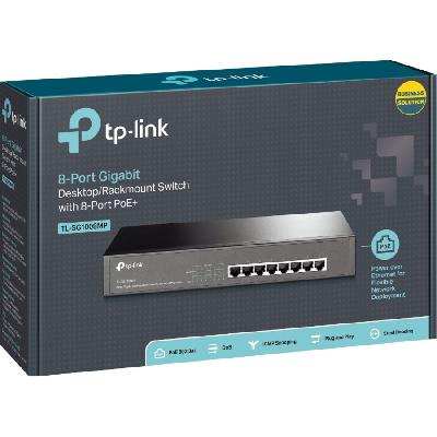 Rack Mountable 8 Port Ethernet Switch