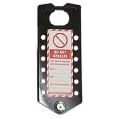 KRM LOTO Labeled Hasp