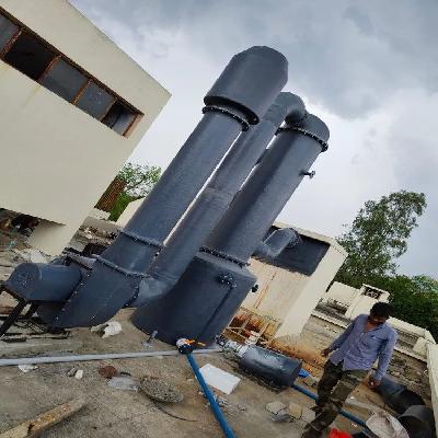 Wet Scrubber PP FRP With Blower