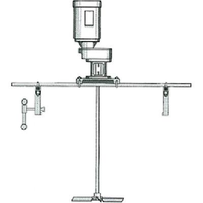 Tote Mount With Tote Clamp Tote IBC Mixer Series 5109
