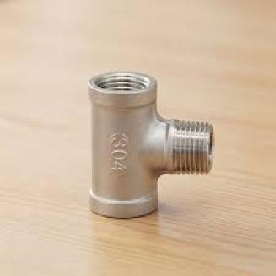 Stainless Steel Male Run Tee