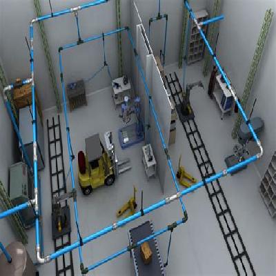 Compressor Air Pipe Line Work