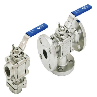 3-Piece Diverter Bottom Entry Ball Valve