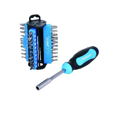 Taparia BS31 Steel Bit Driver Set (Multicolour, 31-Pieces)