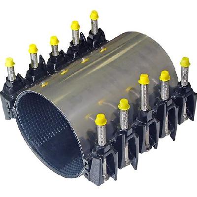 Puncture pipe repair clamps