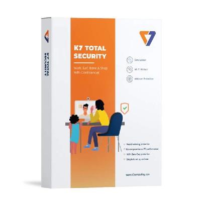 K7 Total Security 1pc 1 year  key through email