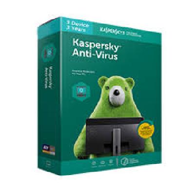 Kaspersky Ati-Virus 3 Pc 1 Year 3 Keys