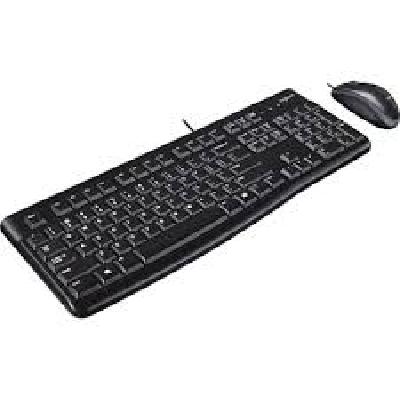 Logitech MK120 Wired Keyboard With Wired Optical Mouse Combo