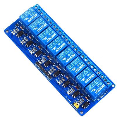 8 CHANNEL RELAY BOARD 24VDC