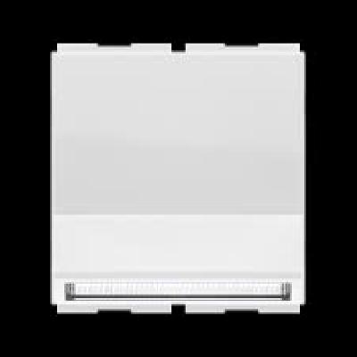 GM Four-Five 10AX 1 Way 1M White With Indicator Modular Switch