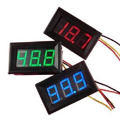 Digital Ammeter And Voltmeter