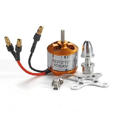 1000 KV Brushless DC Motor A2212 with soldered connectors
