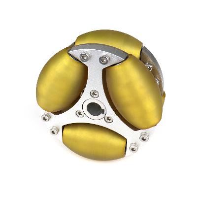 100mm Aluminium Omni Wheel With PU Roller